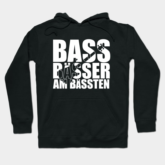 BASS BAESSER AM BAESSTEN funny bassist gift Hoodie by star trek fanart and more